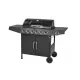GRILL MEISTER Grande grill a gas 6+1 7 bruciatori 17,3kW + tubo con riduttore