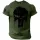 GYM WEAR PRO PREMIUM T-shirt Allenamento Palestra TRASPIRANTE GR.SKULL taglia M