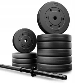  Bilanciere Trex Sport, barra dritta, 150 cm/25 mm, 46 kg