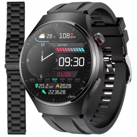    SMARTWATCH ENTRA CADRAN ECG GLUCOMETRO POLSO PRESSIONE SANGUIGNA CHIAMATE PL - SET