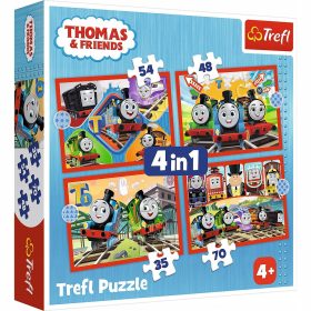    SET DI PUZZLE DA ASSEMBLARE PUZZLE per bambini Puzzle - Odjazdowy Tomek TREFL