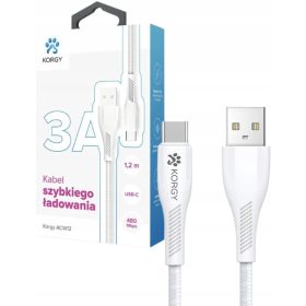  Cavo da USB-A a USB-C Korgy ACW12 1,2m Bianco