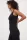  Maglietta intima a costine corta corta H&M da allenamento nera