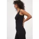  Maglietta intima a costine corta corta H&M da allenamento nera