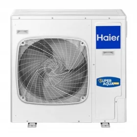    POMPA DI CALORE MONOBLOCCO HAIER 8 kW CH + HUW RISCALDAMENTO RAPIDO E SILENZIOSO R32