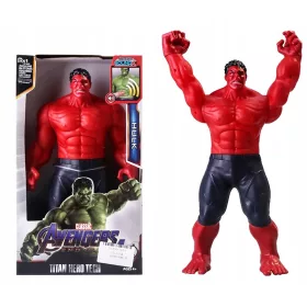 GRANDE FIGURA Red Hulk Rosso 30 cm con suono