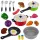  Set da cucina grande da 24 pezzi, pentole da cucina per bambini, cucchiai per padelle