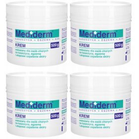   Crema MEDIDERM 4x da 500g per Psoriasi, Eczema e Dermatite Atopica