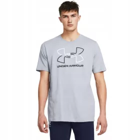    T-shirt stampata a maniche corte Under Armour UA Foundation da uomo - grigia