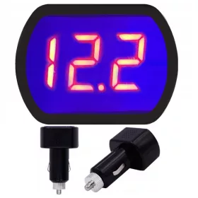    Contatore Tester Voltmetro Carica Batteria Alternatore LED DIGITALE