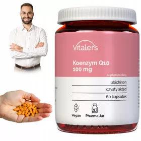   Vitaler's Coenzima Q10 (Ubichinone) 100 mg - 60 Capsule per il Benessere e la Longevità