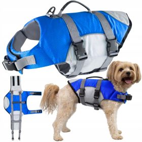    GIUBBOTTO SALVAGENTE PER CANI ACQUA KAPOK per NUOTO, riflettente, taglia M