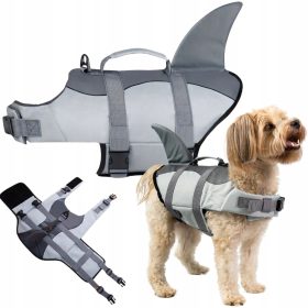    KAPOK DA NUOTO PER CANI GIUBBOTTO SALVAGENTE SHARK taglia XS