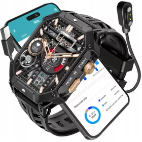   Orologio da uomo Rubicon SMARTWATCH MALE TALKS MENU POLACCO F24