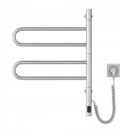    RADIATORE DA BAGNO ELETTRICO INOX ESPOSITORE ROTANTE ASCIUGATRICE ECO SLIM