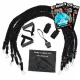  SET DI 5 FASCE DI RESISTENZA CON COPERTURA PROTETTIVA IN NYLON XL ALLENAMENTO ESTENSIVO