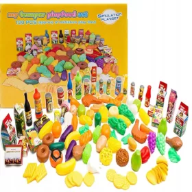    Enormi 120 prodotti alimentari, frutta e verdura in plastica