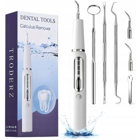    ABITATORE DENTALE ULTRASUONI PER DENTI CON 3 STRUMENTI DENTALI