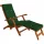  Cuscino per sdraio impermeabile materasso 173 x 43 x 6 VERDE