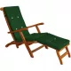  Cuscino per sdraio impermeabile materasso 173 x 43 x 6 VERDE