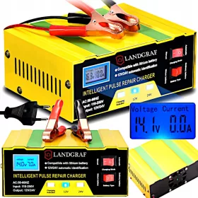    RADDRIZZATORE INTELLIGENTE CARICABATTERIE AUTOMATICO 12V 24V 10A
