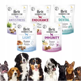    Brit Care Functional Snack Snack dentale per cani cervo 150 g