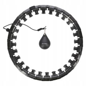  Hula hoop con borchie HMS, 51 cm, nero