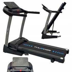    Tapis roulant elettrico pieghevole 18 km/h per allenamento a casa USB LCD pulsato fino a 120 kg