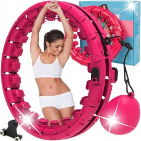  Hula hoop con borchie MSport 120 cm rosa