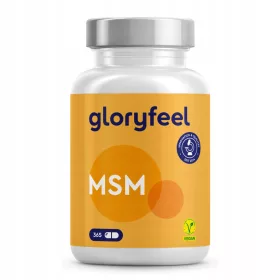  MSM e Vitamina C in Alte Dosi per la Salute delle Articolazioni e Immunità - Scorta 6 Mesi - Gloryfeel