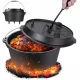  HUNTING KITTEN PENTOLA IN GHISA Arrosti ungheresi per la GRIGLIA DA FUOCO DA 4,2 L