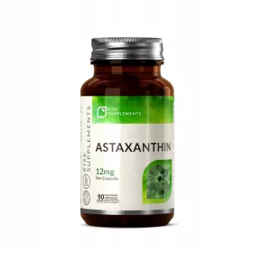   Astaxantina da 12mg, 90 Capsule - Antiossidante Ultra Potente