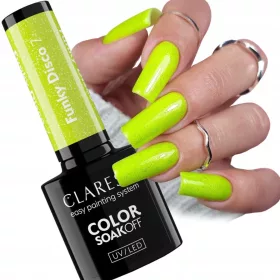  CLARESA FUNKY DISCO 7 LIME LIGHT SMALTO IBRIDO GIALLO LIME