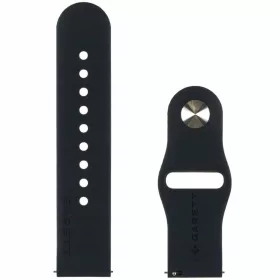    Cinturino Garett in silicone nero 20 mm per lo smartwatch Kids Nice PRO 4G