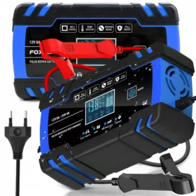    RADDRIZZATORE AUTOMATICO PER AUTO CON FUNZIONE RIPARAZIONE 12V 24V INTMIX LCD