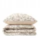 Set Biancheria da Letto POSSA in Cotone Beige | Design Floreale Elegante 200x220 cm