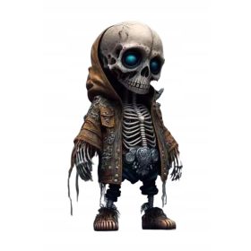  Decorazione di Halloween con una figura scheletrica