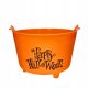  Secchiello per caramelle Fiestas Guirca Happy Halloween 30 cm arancione