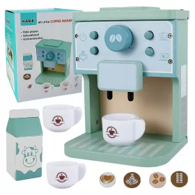    MACCHINA DA CAFFÈ IN LEGNO PER BAMBINI ELETTRODOMESTICI AUTOMATICA TAZZE DA CAFE