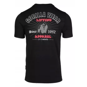    T-SHIRT DA ALLENAMENTO GORILLA WEAR OREGON DA UOMO, STAMPA ELEGANTE