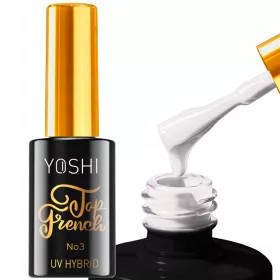  YOSHI TOP FRENCH NO WIPE HYBRID TOP BIANCO LATTE 03 10 ml