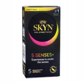  PRESERVATIVI UNIMIL SKYN 5 Senses MIX 5 pezzi