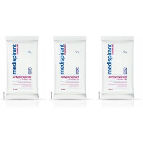   Medispirant Salviette Antitraspiranti, Confezione da 20 - Efficace Contro Sudorazione
