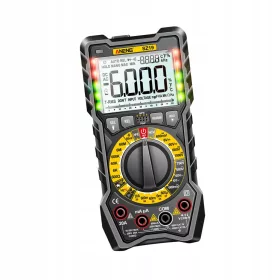    Il tester digitale portatile misura attentamente il tester Capitance Capitor DC nero