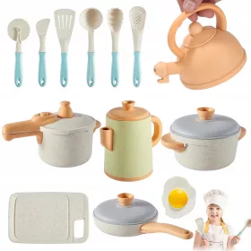   PLAY CUCINA ACCESSORI CUCINA PER BAMBINI SET PENTOLE E PADELLE