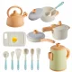  SET CUCINA GIOCATTOLI PENTOLE PIATTI BOLLITORE PENTOLA CUCCHIAI ACCESSORI