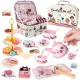  SET DA TÈ IN METALLO, BROCCA, PATTER, TAZZA, VASSOIO, SET DOLCI
