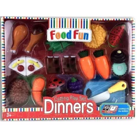  Set Giocattolo VERDURE CON VELCRO + C/I VASI