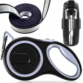    GUINZAGLIO CANE AUTOMATICO FLEXI LUNGO FORTE CON SERRATURA 8M 50kg