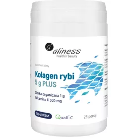   Integratore Aliness: Collagene Marino 5g PLUS MSM e Vitamina C - 25 Porzioni